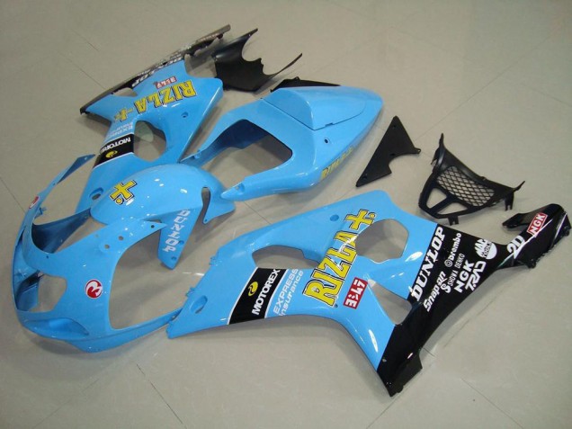 Affordable 2000-2002 Light Blue Black Suzuki GSXR 1000 Motor Fairings Canada