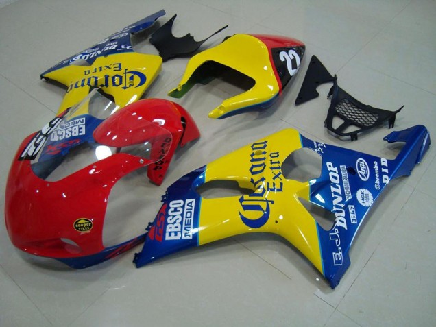 Affordable 2000-2002 Red Yellow Blue Corona Race Suzuki GSXR 1000 Motorbike Fairings Canada Affordable 2000-2002 Red Yellow Blue Corona Race Suzuki GSXR 1000 Motorbike Fairings Canada