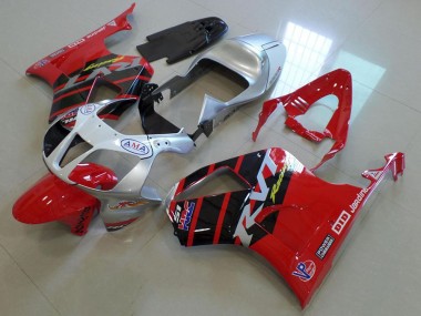 Affordable 2000-2006 Red Silver Honda VTR1000 Motorbike Fairing Canada