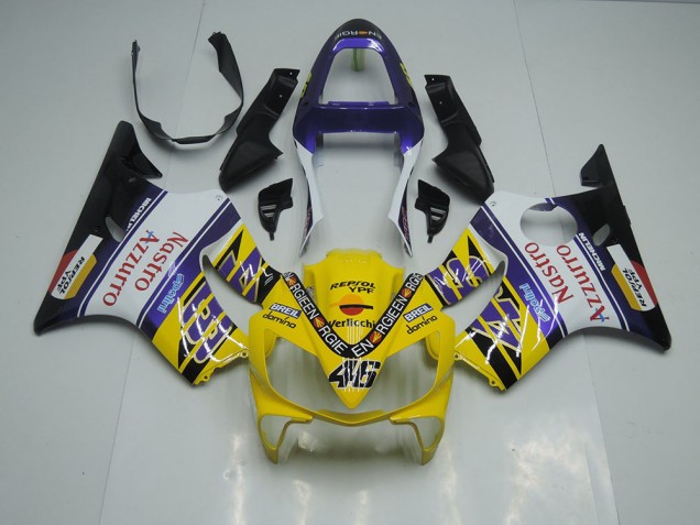 Affordable 2001-2003 Yellow White Nastro Azzurro Honda CBR600 F4i Motorbike Fairing Canada Affordable 2001-2003 Yellow White Nastro Azzurro Honda CBR600 F4i Motorbike Fairing Canada