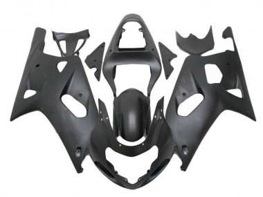 Affordable 2001-2003 Matte Black Suzuki GSXR 600/750 Motorcycle Fairings Kit Canada