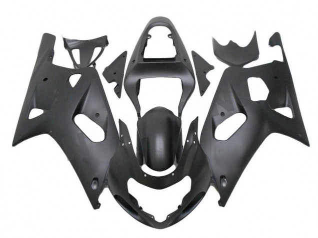 Affordable 2001-2003 Matte Black Suzuki GSXR 600/750 Motorcycle Fairings Kit Canada
