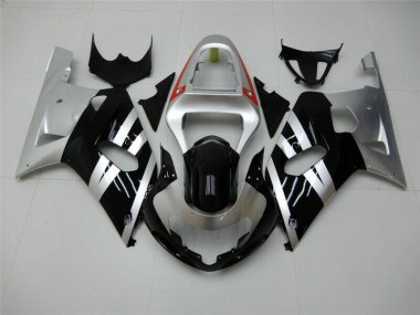 Affordable 2001-2003 Black Silver Suzuki GSXR 600/750 Motorbike Fairing Canada
