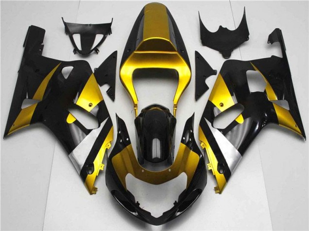 Affordable 2001-2003 Gold Black Suzuki GSXR 600/750 Bike Fairing Canada Affordable 2001-2003 Gold Black Suzuki GSXR 600/750 Bike Fairing Canada