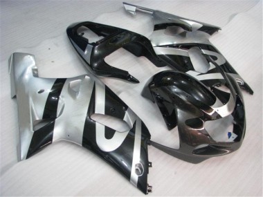Affordable 2001-2003 Silver Black Suzuki GSXR 600/750 Bike Fairings Canada
