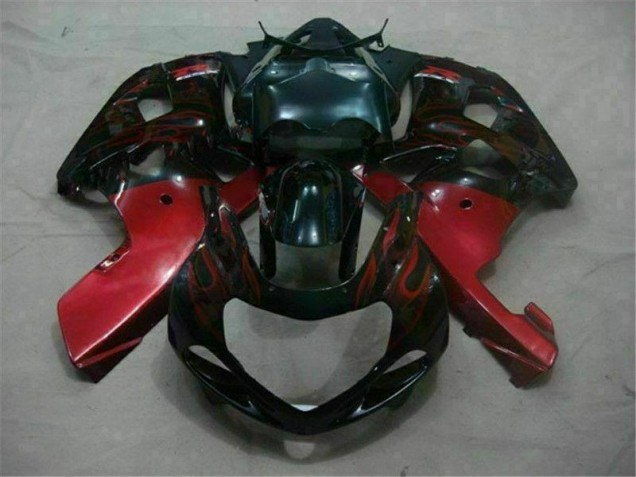 Affordable 2001-2003 Black Red Suzuki GSXR 600/750 Motorbike Fairing Canada
