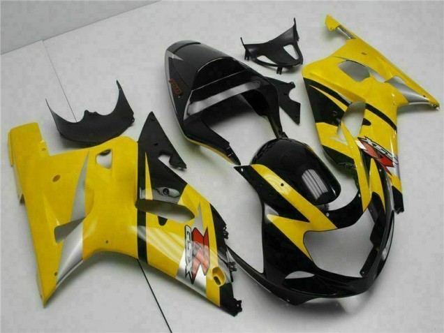 Affordable 2001-2003 Yellow Suzuki GSXR 600/750 Replacement Motorcycle Fairings Canada Affordable 2001-2003 Yellow Suzuki GSXR 600/750 Replacement Motorcycle Fairings Canada