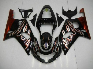Affordable 2001-2003 Black Suzuki GSXR 600/750 Motorcycle Bodywork Canada