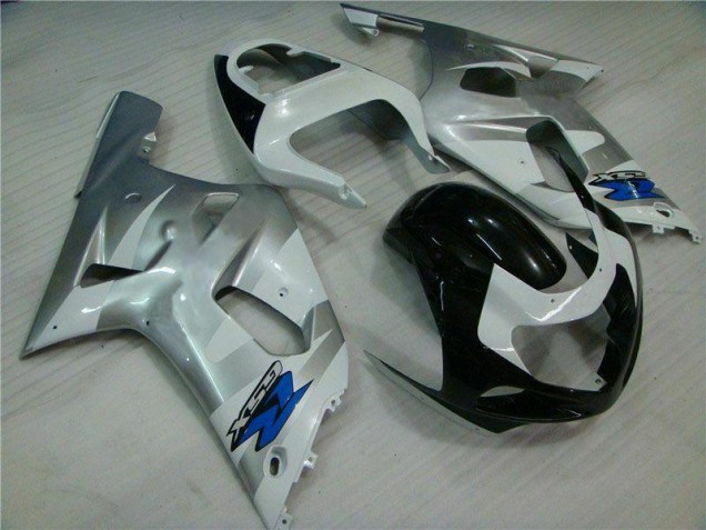 Affordable 2001-2003 Silver Black Suzuki GSXR 600/750 Motorbike Fairing Kits Canada Affordable 2001-2003 Silver Black Suzuki GSXR 600/750 Motorbike Fairing Kits Canada