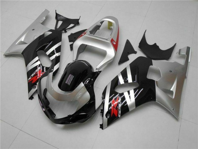 Affordable 2001-2003 Silver Suzuki GSXR 600/750 Motorcycle Fairings Kits Canada Affordable 2001-2003 Silver Suzuki GSXR 600/750 Motorcycle Fairings Kits Canada
