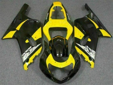 Affordable 2001-2003 Yellow Black Suzuki GSXR 600/750 Motorcycle Replacement Fairings Canada