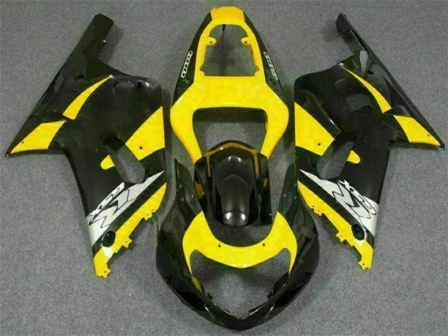 Affordable 2001-2003 Yellow Black Suzuki GSXR 600/750 Motorcycle Replacement Fairings Canada Affordable 2001-2003 Yellow Black Suzuki GSXR 600/750 Motorcycle Replacement Fairings Canada
