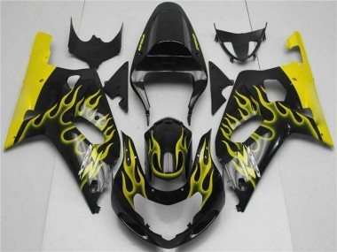 Affordable 2001-2003 Black Suzuki GSXR 600/750 Motorbike Fairing Canada