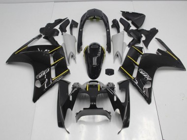 Affordable 2001-2005 Black Yellow Yamaha FJR1300 Moto Fairings Canada