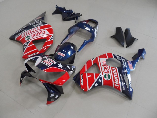Affordable 2002-2003 Dark Blue Star Honda CBR900RR 954 Motorbike Fairing Kits Canada