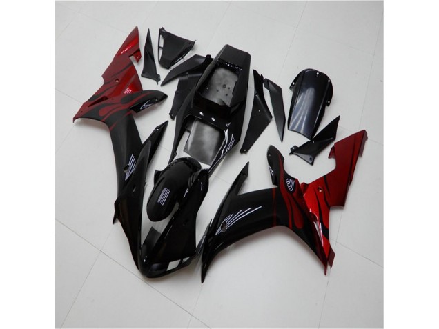 Affordable 2002-2003 Black Red Yamaha YZF R1 Motorcycle Fairing Canada Affordable 2002-2003 Black Red Yamaha YZF R1 Motorcycle Fairing Canada