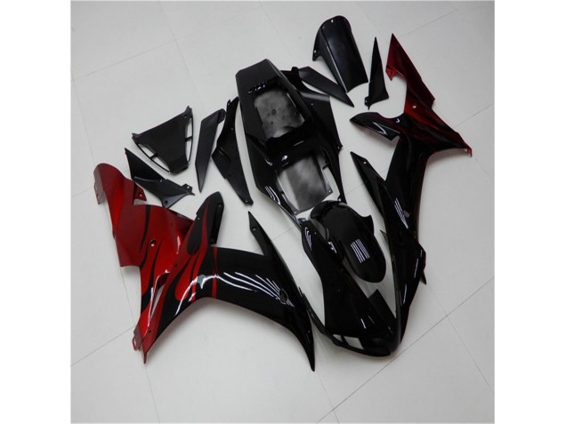 Affordable 2002-2003 Black Red Yamaha YZF R1 Motorcycle Fairing Canada Affordable 2002-2003 Black Red Yamaha YZF R1 Motorcycle Fairing Canada