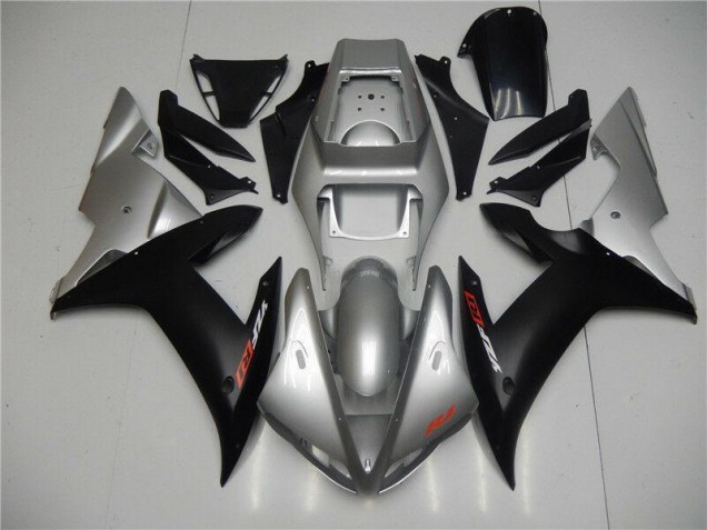 Affordable 2002-2003 Silver Black Yamaha YZF R1 Motorbike Fairings Canada