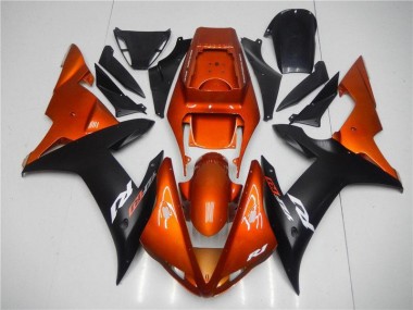 Affordable 2002-2003 Orange Black Yamaha YZF R1 Bike Fairings Canada