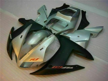 Affordable 2002-2003 Silver Yamaha YZF R1 Replacement Motorcycle Fairings Canada
