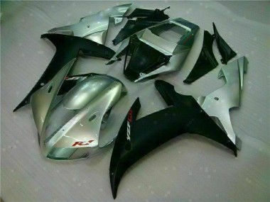 Affordable 2002-2003 Silver Black Yamaha YZF R1 Motorbike Fairing Kits Canada