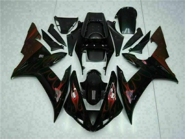 Affordable 2002-2003 Black Yamaha YZF R1 Motorcyle Fairings Canada