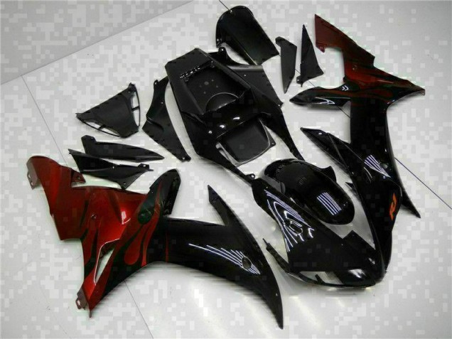 Affordable 2002-2003 Black Yamaha YZF R1 Motorcycle Fairings Canada Affordable 2002-2003 Black Yamaha YZF R1 Motorcycle Fairings Canada