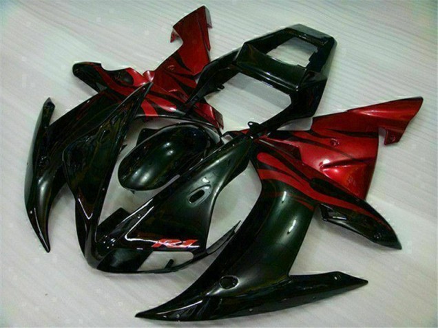 Affordable 2002-2003 Black Red Yamaha YZF R1 Bike Fairing Canada Affordable 2002-2003 Black Red Yamaha YZF R1 Bike Fairing Canada
