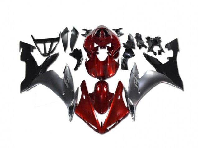 Affordable 2002-2003 Red Grey Black Yamaha YZF R1 Motorcyle Fairings Canada Affordable 2002-2003 Red Grey Black Yamaha YZF R1 Motorcyle Fairings Canada
