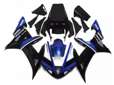 Affordable 2002-2003 Black Blue Yamaha YZF R1 Bike Fairing Kit Canada