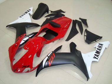 Affordable 2002-2003 Matte Black Red Yamaha YZF R1 Motorbike Fairing Canada