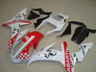 Affordable 2002-2003 Red White Flag Yamaha YZF R1 Bike Fairings Canada