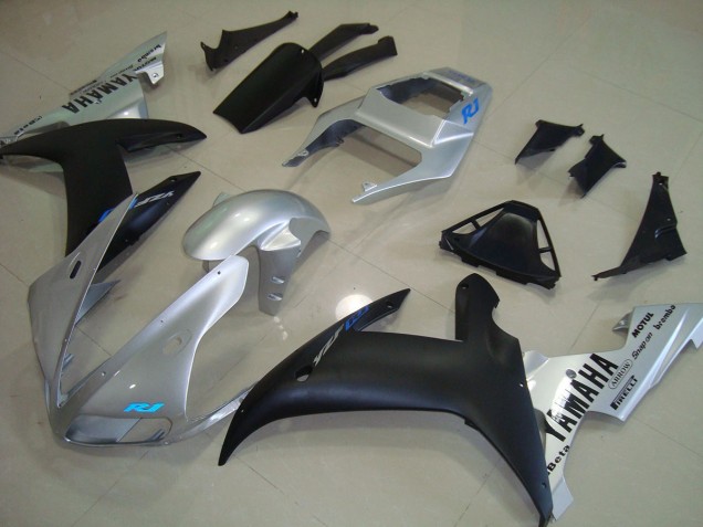 Affordable 2002-2003 Silver Blue Yamaha YZF R1 Motorbike Fairing Canada Affordable 2002-2003 Silver Blue Yamaha YZF R1 Motorbike Fairing Canada