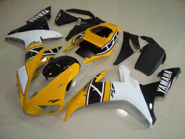 Affordable 2002-2003 Yellow Anniversary Yamaha YZF R1 Replacement Motorcycle Fairings Canada