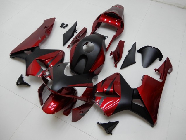 Affordable 2003-2004 Red Black Honda CBR600RR Motor Fairings Canada Affordable 2003-2004 Red Black Honda CBR600RR Motor Fairings Canada