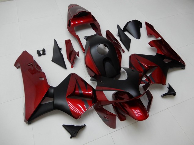 Affordable 2003-2004 Red Black Honda CBR600RR Motor Fairings Canada Affordable 2003-2004 Red Black Honda CBR600RR Motor Fairings Canada