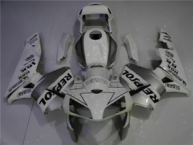 Affordable 2003-2004 White Repsol Honda CBR600RR Motorcycle Replacement Fairings Canada Affordable 2003-2004 White Repsol Honda CBR600RR Motorcycle Replacement Fairings Canada