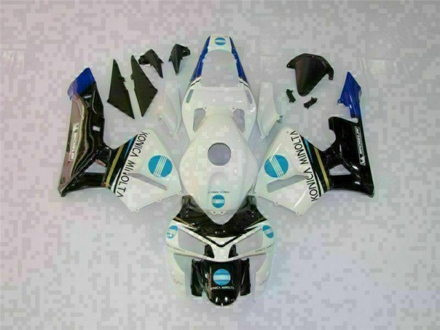 Affordable 2003-2004 White Black Honda CBR600RR Motor Fairings Canada Affordable 2003-2004 White Black Honda CBR600RR Motor Fairings Canada
