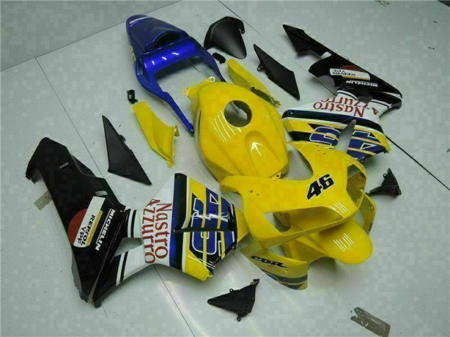 Affordable 2003-2004 Yellow Honda CBR600RR Motorcyle Fairings Canada