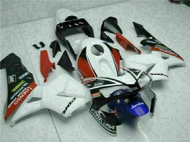 Affordable 2003-2004 White Blue Honda CBR600RR Motorcylce Fairings Canada