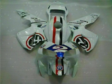 Affordable 2003-2004 White Blue R 2 Honda CBR600RR Motorcycle Fairings Canada