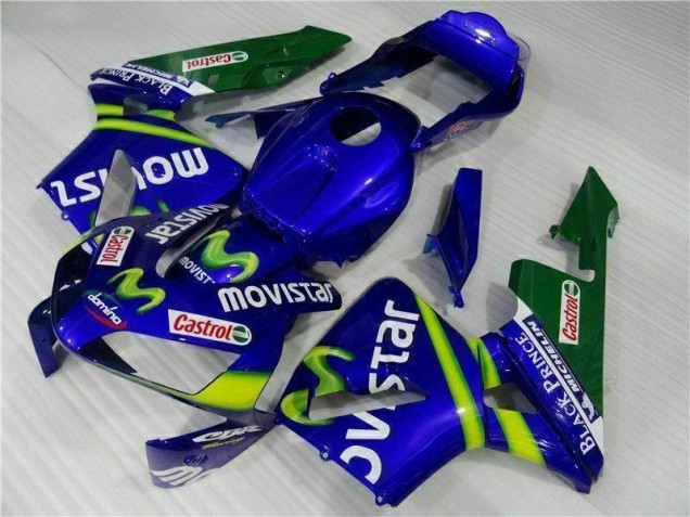 Affordable 2003-2004 Blue Green Movistar Castrol Honda CBR600RR Motorbike Fairing Canada Affordable 2003-2004 Blue Green Movistar Castrol Honda CBR600RR Motorbike Fairing Canada