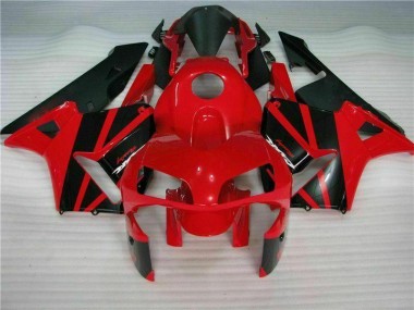Affordable 2003-2004 Red Black Honda CBR600RR Motorcycle Fairing Kit Canada