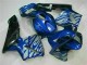 Affordable 2003-2004 Blue with Silver Flame Honda CBR600RR Motorbike Fairing Canada