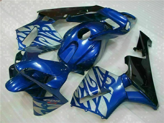 Affordable 2003-2004 Blue with Silver Flame Honda CBR600RR Motorbike Fairing Canada