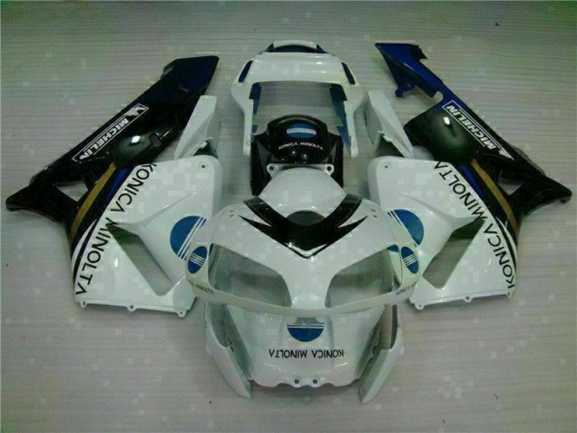 Affordable 2003-2004 White Honda CBR600RR Replacement Motorcycle Fairings Canada Affordable 2003-2004 White Honda CBR600RR Replacement Motorcycle Fairings Canada