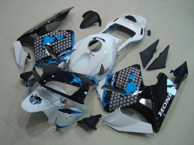 Affordable 2003-2004 White Black Blue Honda CBR600RR Moto Fairings Canada