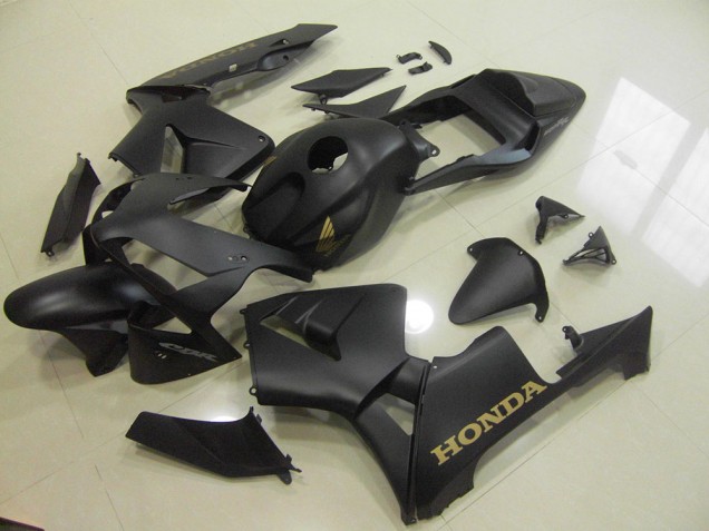 Affordable 2003-2004 Matte Black Gold Honda CBR600RR Motorbike Fairings Canada Affordable 2003-2004 Matte Black Gold Honda CBR600RR Motorbike Fairings Canada
