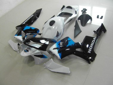 Affordable 2003-2004 White Black Blue Honda CBR600RR Motorcycle Fairings Kit Canada
