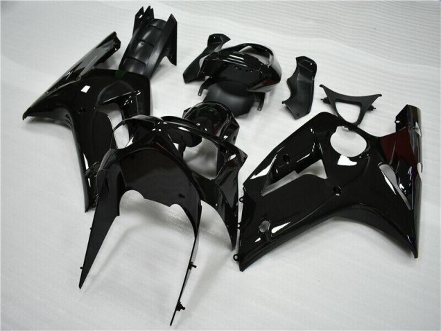 Affordable 2003-2004 Glossy Black Kawasaki ZX6R Moto Fairings Canada Affordable 2003-2004 Glossy Black Kawasaki ZX6R Moto Fairings Canada